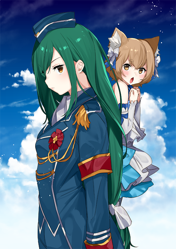 felix argyle and crusch karsten (re:zero kara hajimeru isekai seikatsu) drawn by yanyo_(ogino_atsuki)