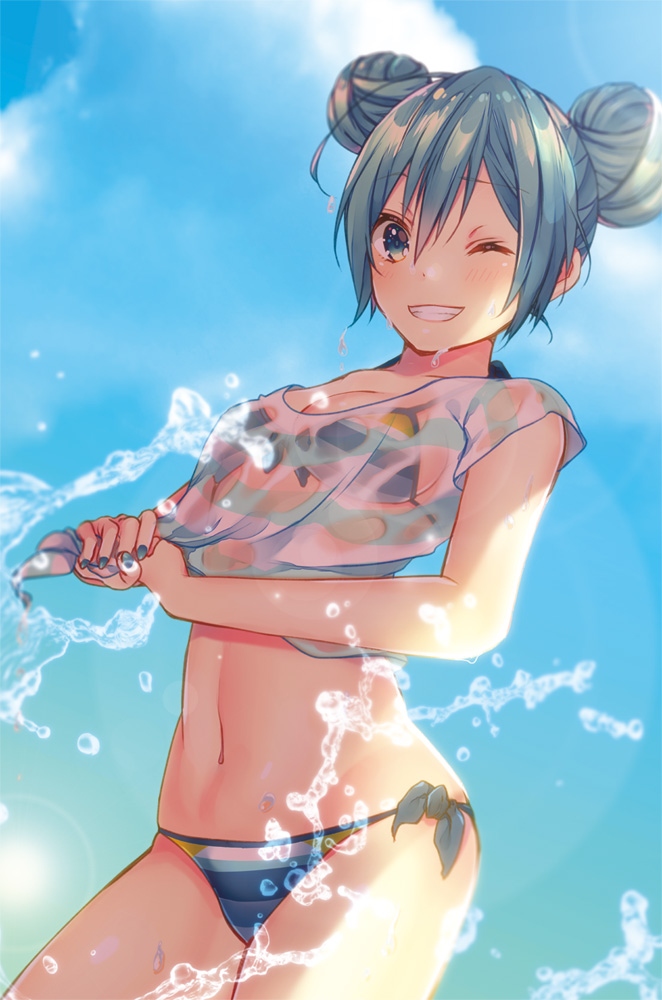 hatsune miku (vocaloid) drawn by shiomizu_(swat)