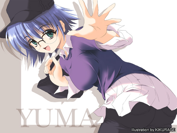 tonami yuma (to heart and 1 more) drawn by kikurage_(plastic_people)