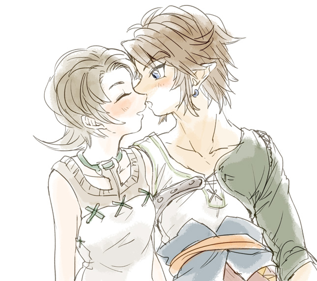 link and ilia (the legend of zelda and 1 more) drawn by yo_mo