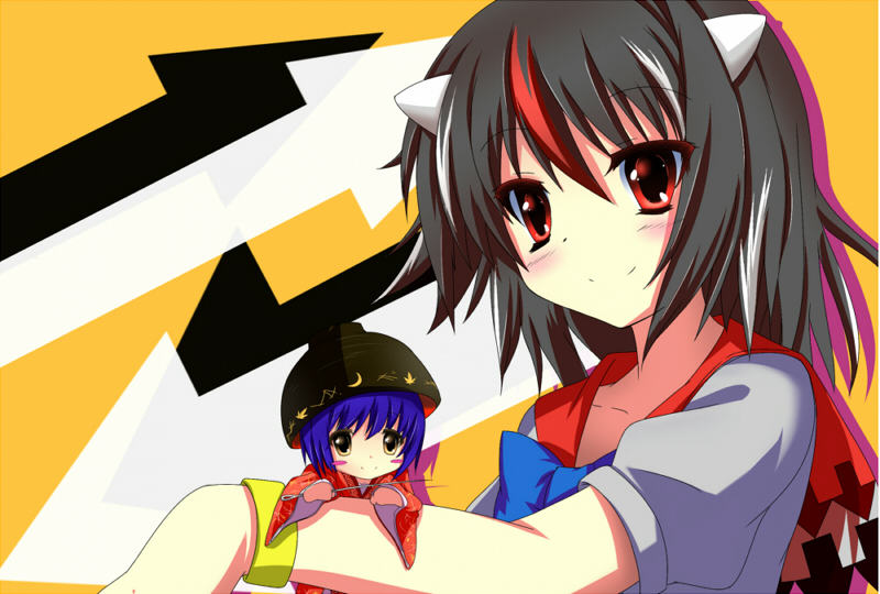 kijin seija and sukuna shinmyoumaru (touhou) drawn by tsuyuri_(tuyuri_6ka)