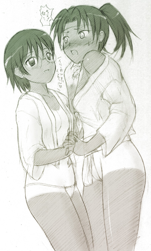 amasawa yuuko and okonogi yuuko (dennou coil) drawn by kusaka_maichi