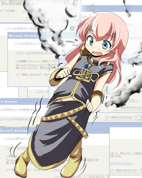 megurine luka (vocaloid and 2 more) drawn by regdic