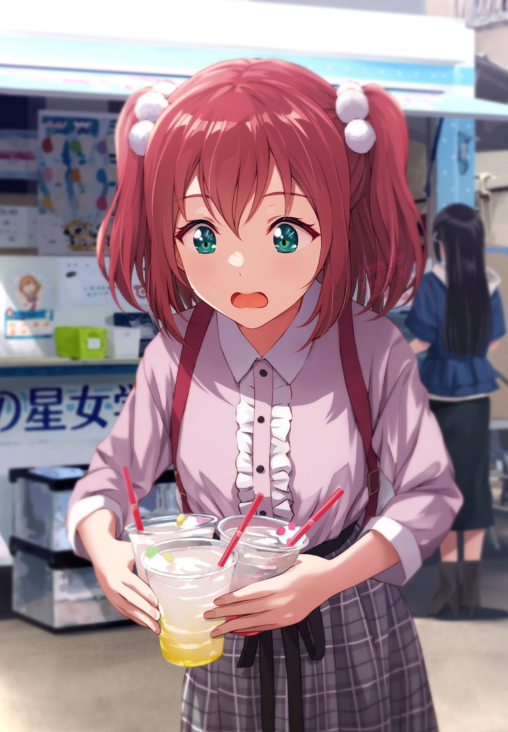 kurosawa dia and kurosawa ruby (love live! and 1 more) drawn by shamakho