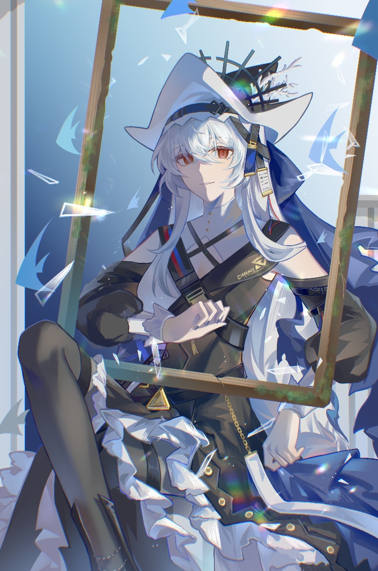 specter and specter the unchained (arknights) drawn by jango_(winecrow)