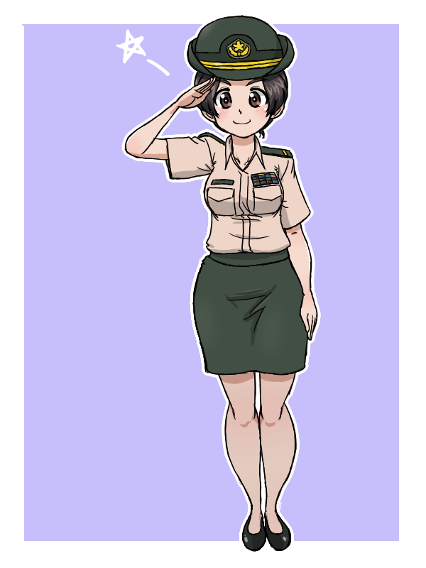 hachiya chitose (girls und panzer) drawn by takahashi_kurage