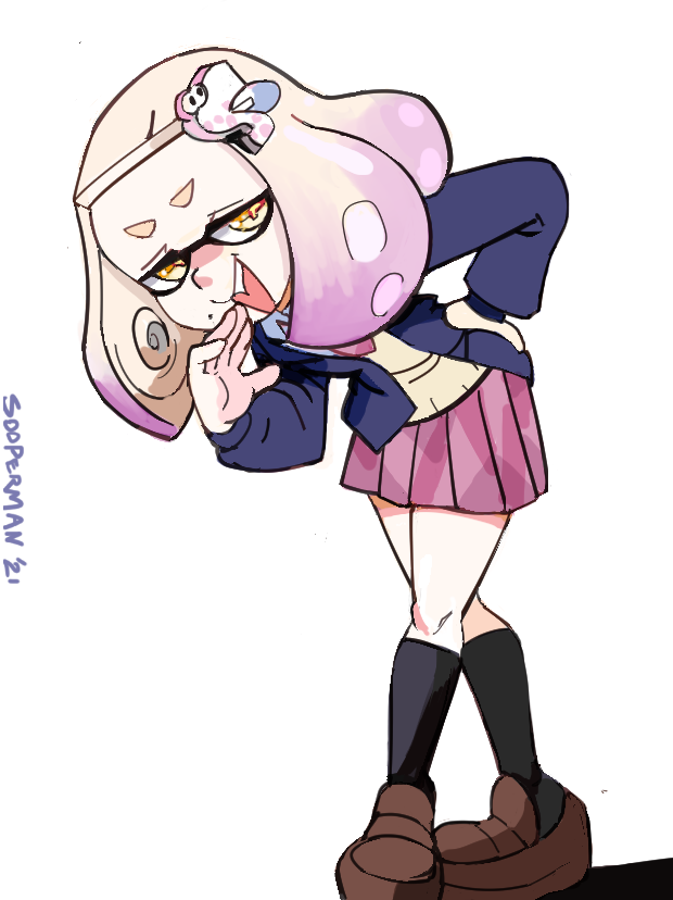 pearl (splatoon and 1 more) drawn by sooperman