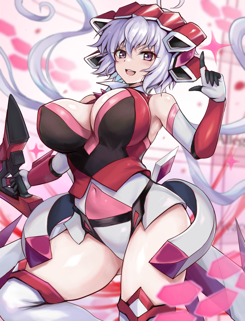 yukine chris (senki zesshou symphogear) drawn by r-binon