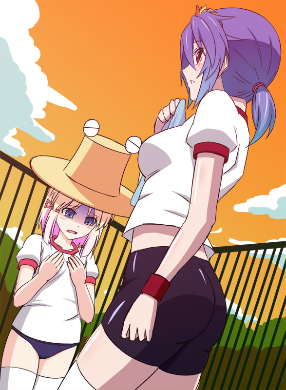 moriya suwako and yasaka kanako (touhou) drawn by h-new