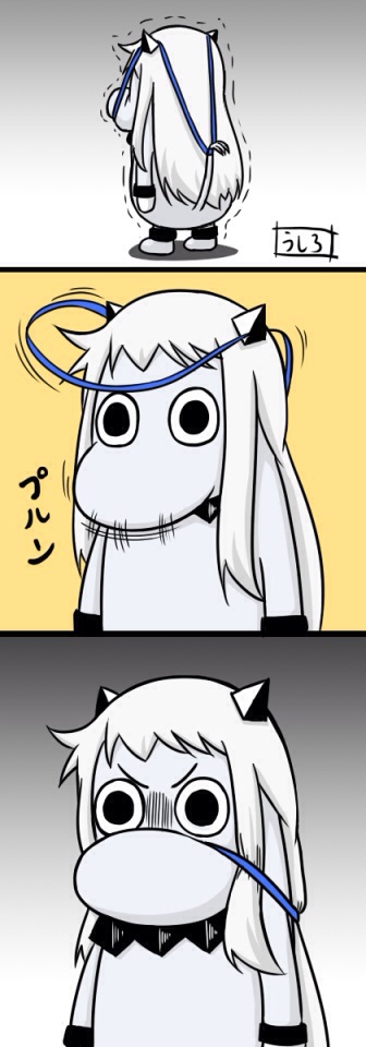 northern ocean princess and muppo (kantai collection and 1 more) drawn by sazanami_konami