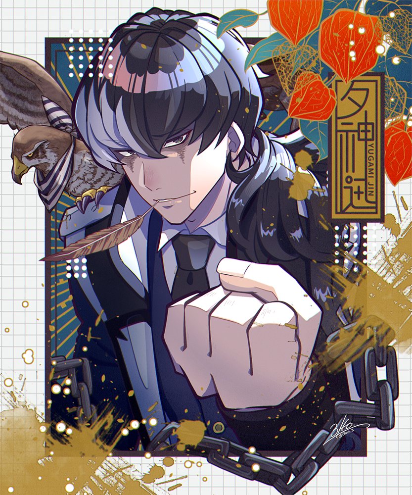 simon blackquill and taka (ace attorney and 1 more) drawn by 3llo_3