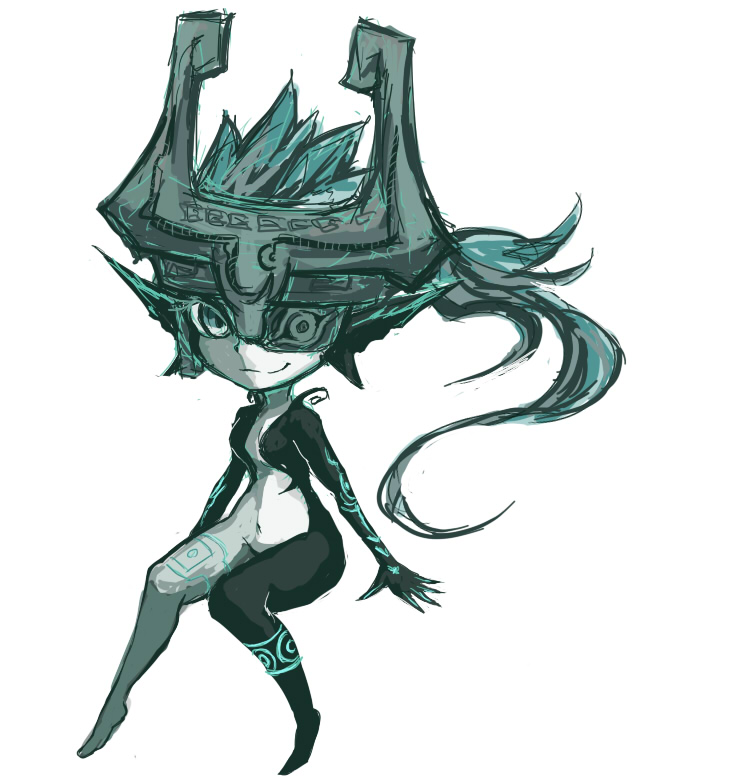 midna (the legend of zelda and 1 more) drawn by karatou