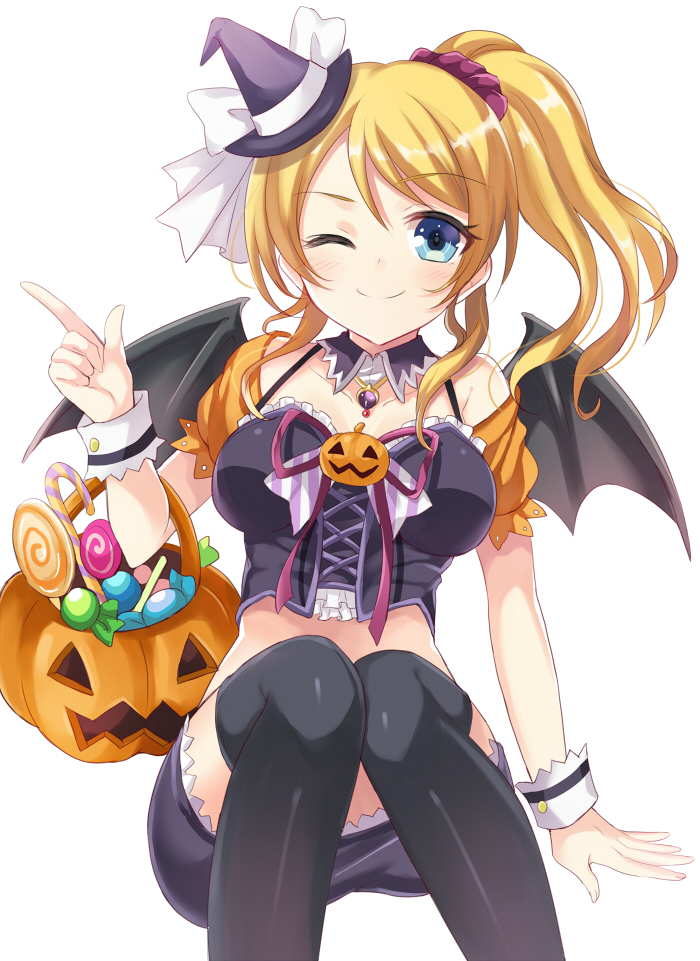 ayase eli (love live! and 2 more) drawn by harimoji