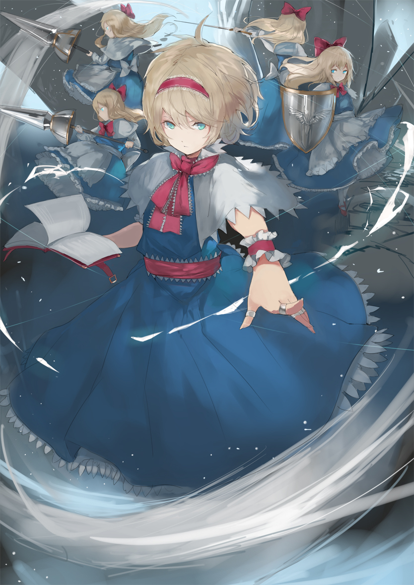 alice margatroid and shanghai doll (touhou) drawn by ran_(bukeranwu)