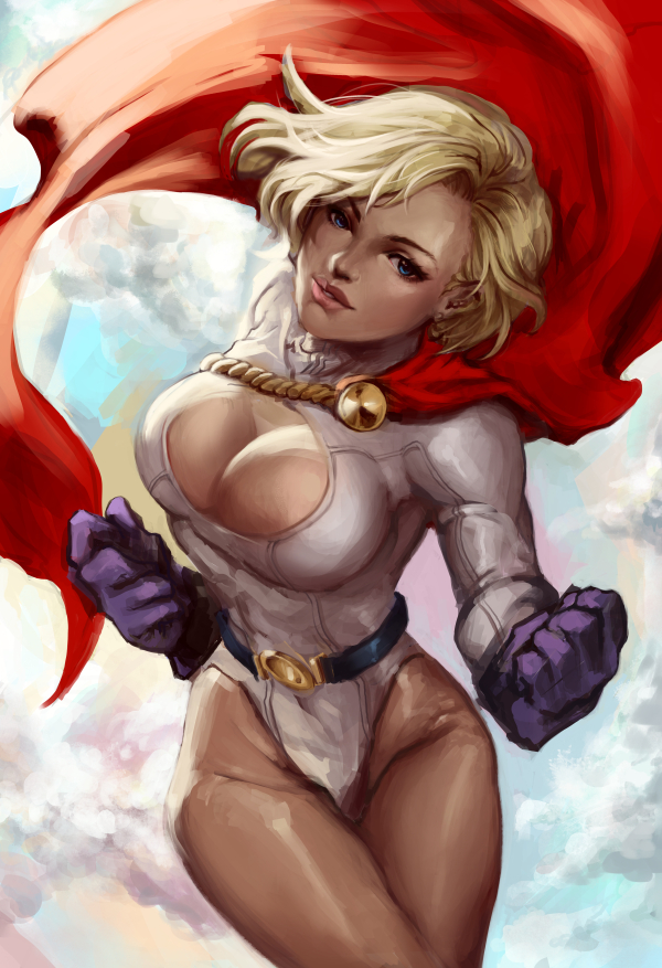 power girl (dc comics and 1 more) drawn by lucidsky