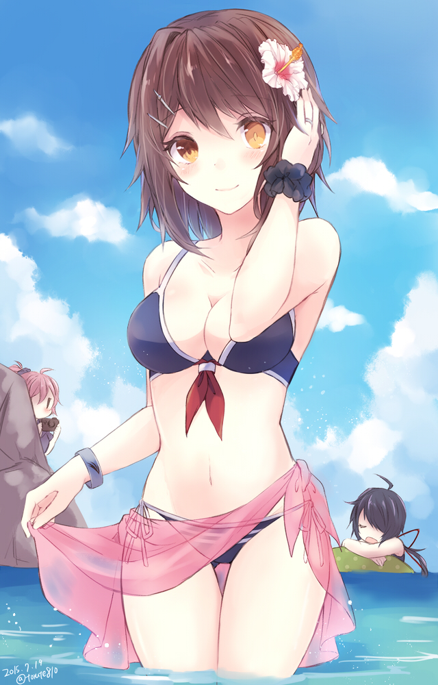 aoba, furutaka, and kako (kantai collection) drawn by kabocha_torute