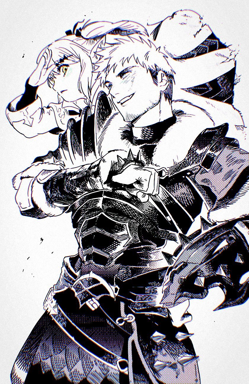 ardbert hylfyst and lamitt (final fantasy and 1 more) drawn by ricebal1l