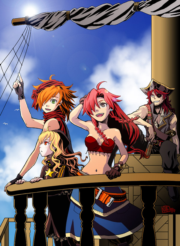 zodiac, pirate, zodiac 4, ballista, warrior, and 3 more (sekaiju no meikyuu and 1 more)