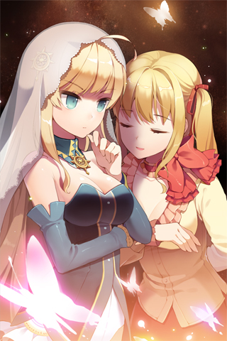 helena k sink and schindler k eru (sword girls) drawn by gilse