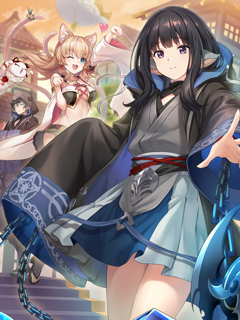 inoue takina, nekomata, and tesso (lycoris recoil and 1 more)