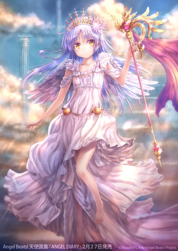 tachibana kanade (angel beats!) drawn by goto_p