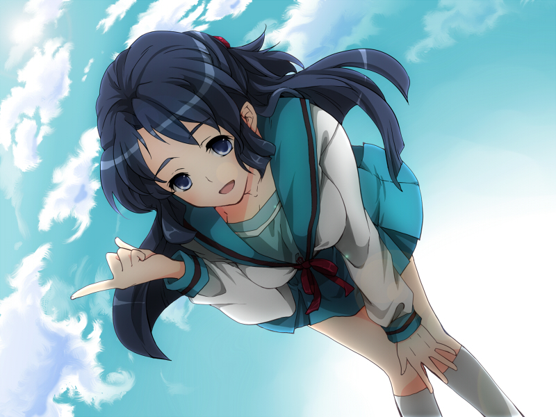 asakura ryoko (suzumiya haruhi no yuuutsu) drawn by nao_(doublexdutch)