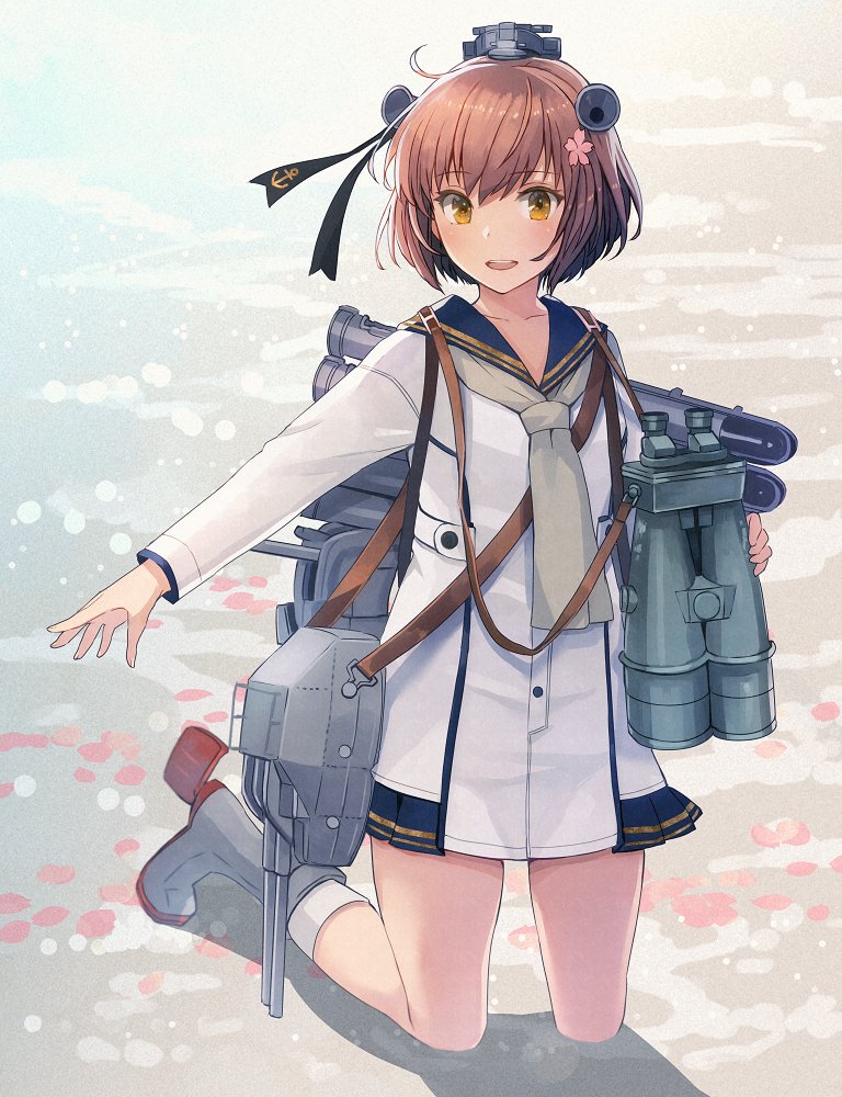 yukikaze and yukikaze kai ni (kantai collection) drawn by kasumi_(skchkko)
