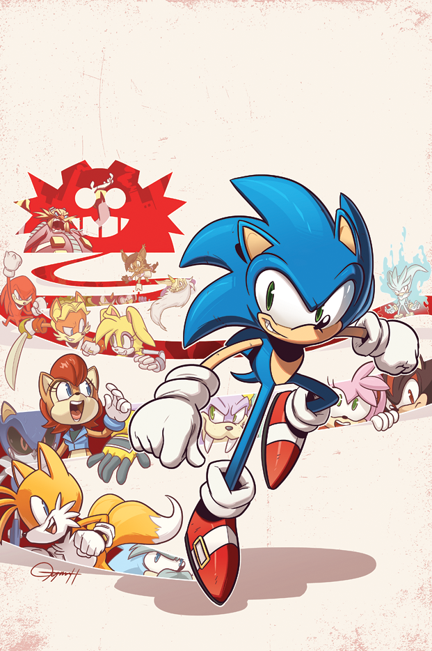 sonic the hedgehog, shadow the hedgehog, amy rose, tails, knuckles the echidna, and 14 more (sonic and 1 more) drawn by tyson_hesse