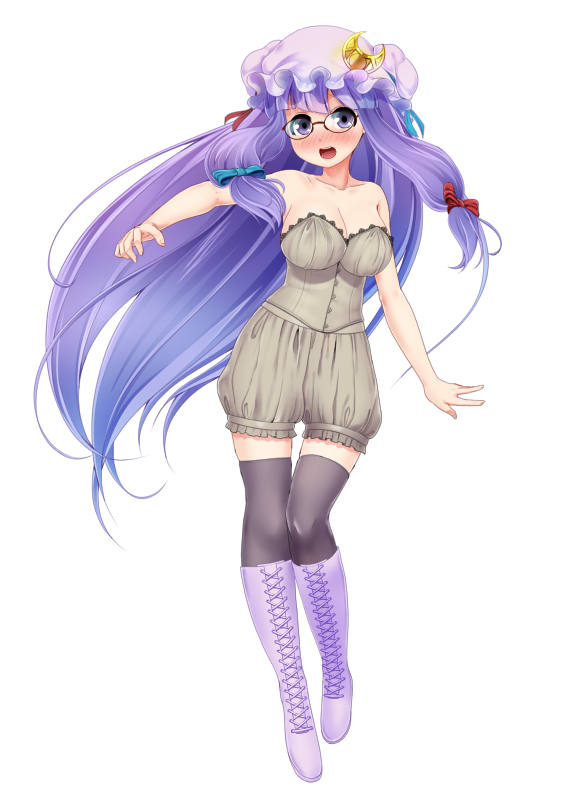 patchouli knowledge (touhou) drawn by shiina_excel