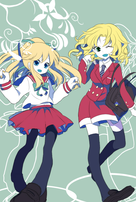 roll and kalinka cossack (mega man) drawn by opepeko
