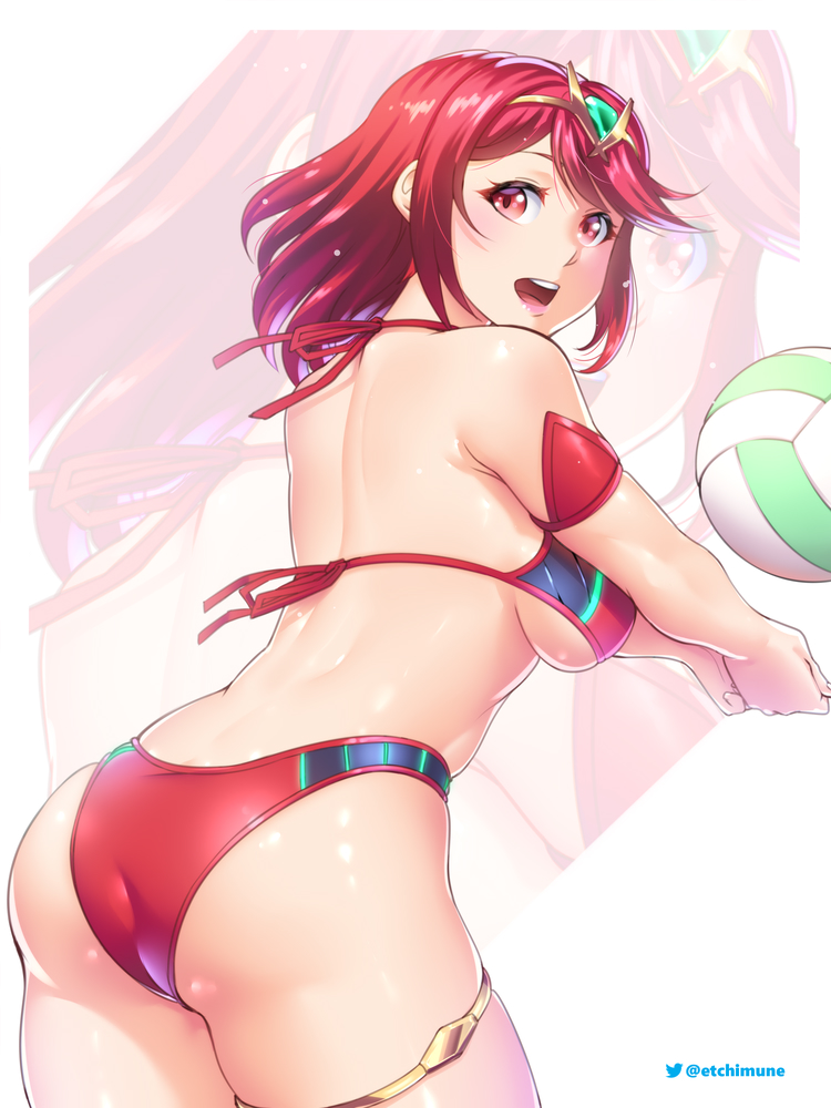 pyra (xenoblade chronicles and 1 more) drawn by etchimune