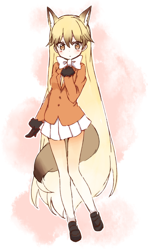 ezo red fox (kemono friends) drawn by kiri_(hakobato)