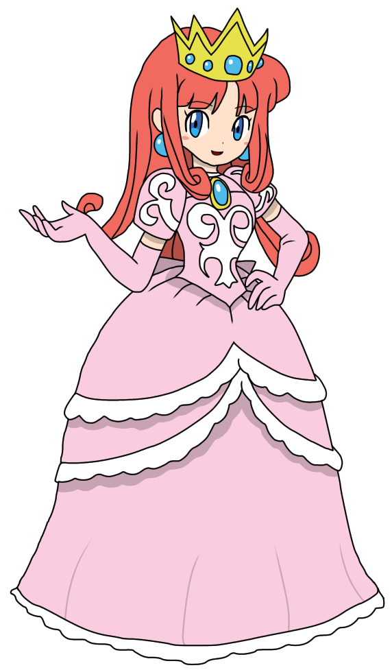 princess shokora (wario land and 1 more) drawn by bandmewtwo-007