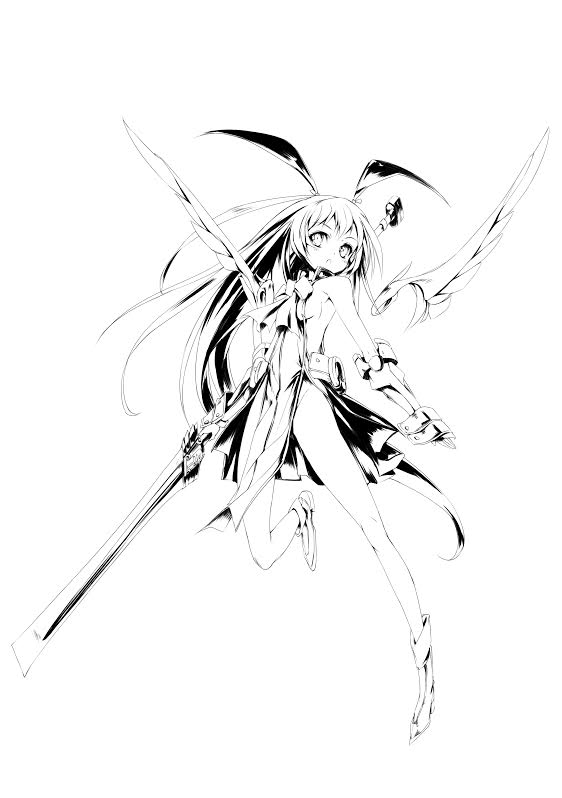 farina refine bluespirit (eternity sword series and 1 more) drawn by hitomaru