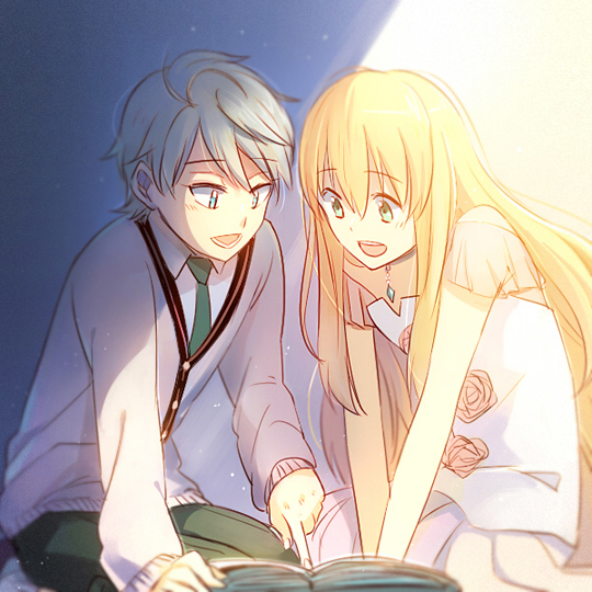 slaine troyard and asseylum vers allusia (aldnoah.zero) drawn by aki_(neyuki41028)