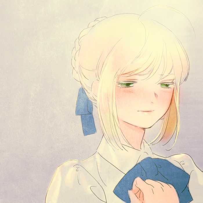 artoria pendragon and saber (fate and 1 more) drawn by taa_(acid)