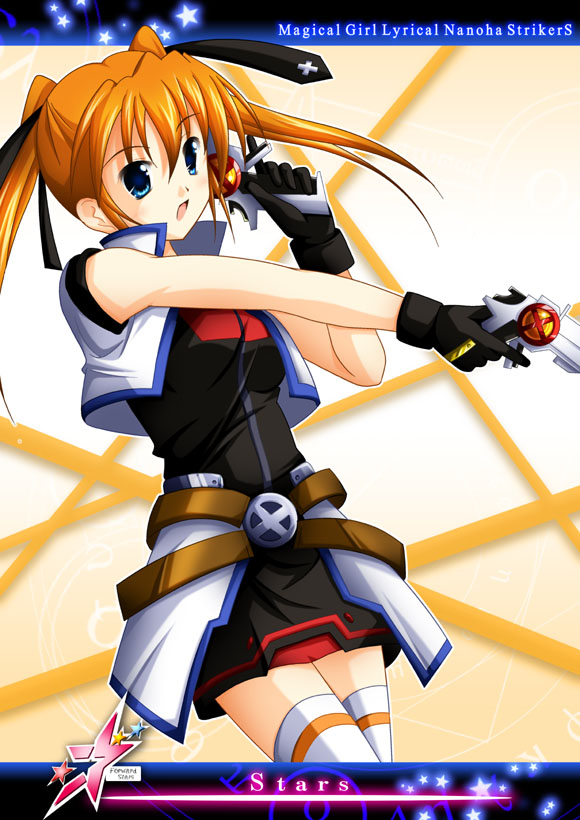 teana lanster and cross mirage (lyrical nanoha and 1 more)