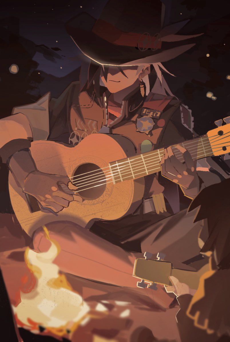 boothill and boothill's daughter (honkai and 1 more) drawn by chaojiwangxiaom