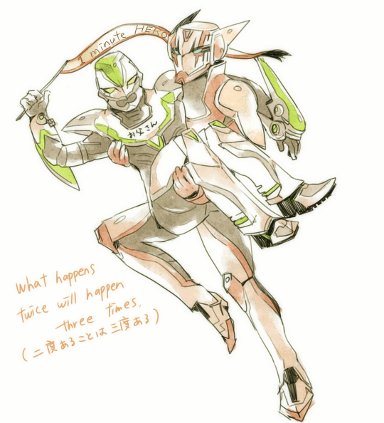 barnaby brooks jr., kaburagi t. kotetsu, and wild tiger (tiger & bunny) drawn by 316suwarai