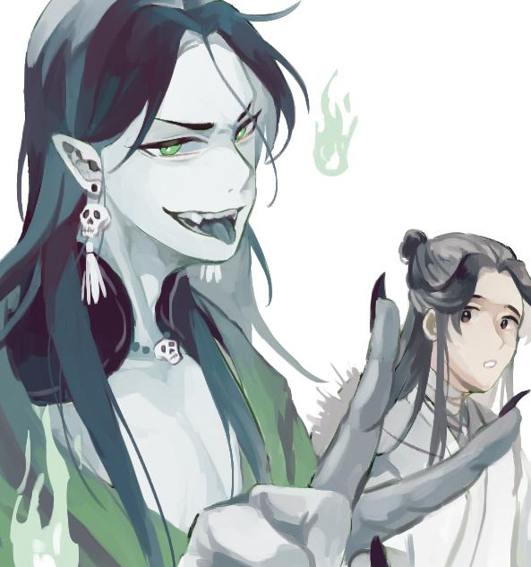 xie lian and qi rong (tianguan cifu) drawn by shellymay