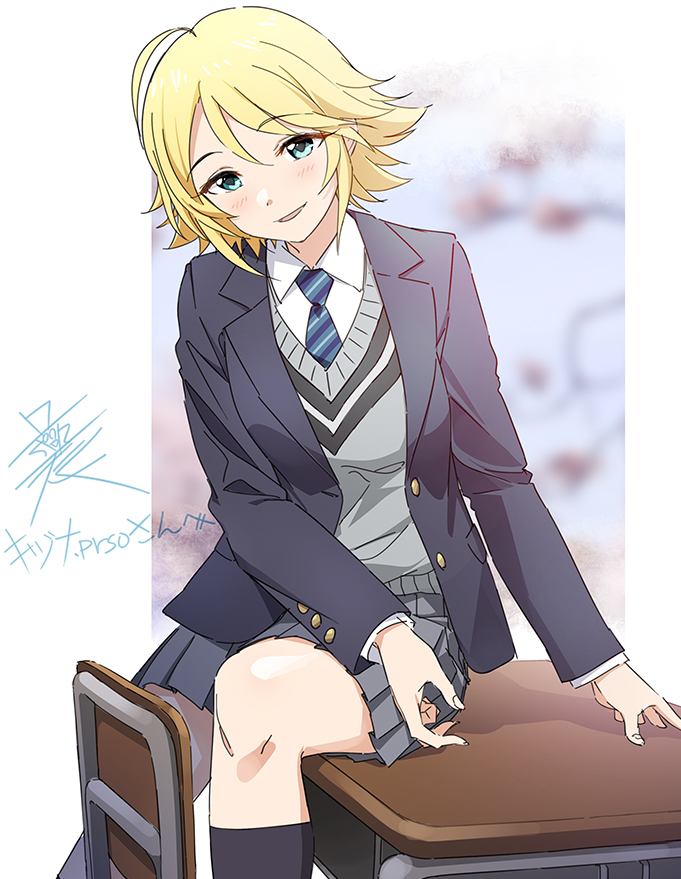 umeki otoha (idolmaster and 2 more) drawn by taku1122