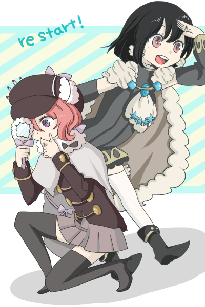 lapis lazuline and detec bell (mahou shoujo ikusei keikaku and 1 more) drawn by 6269