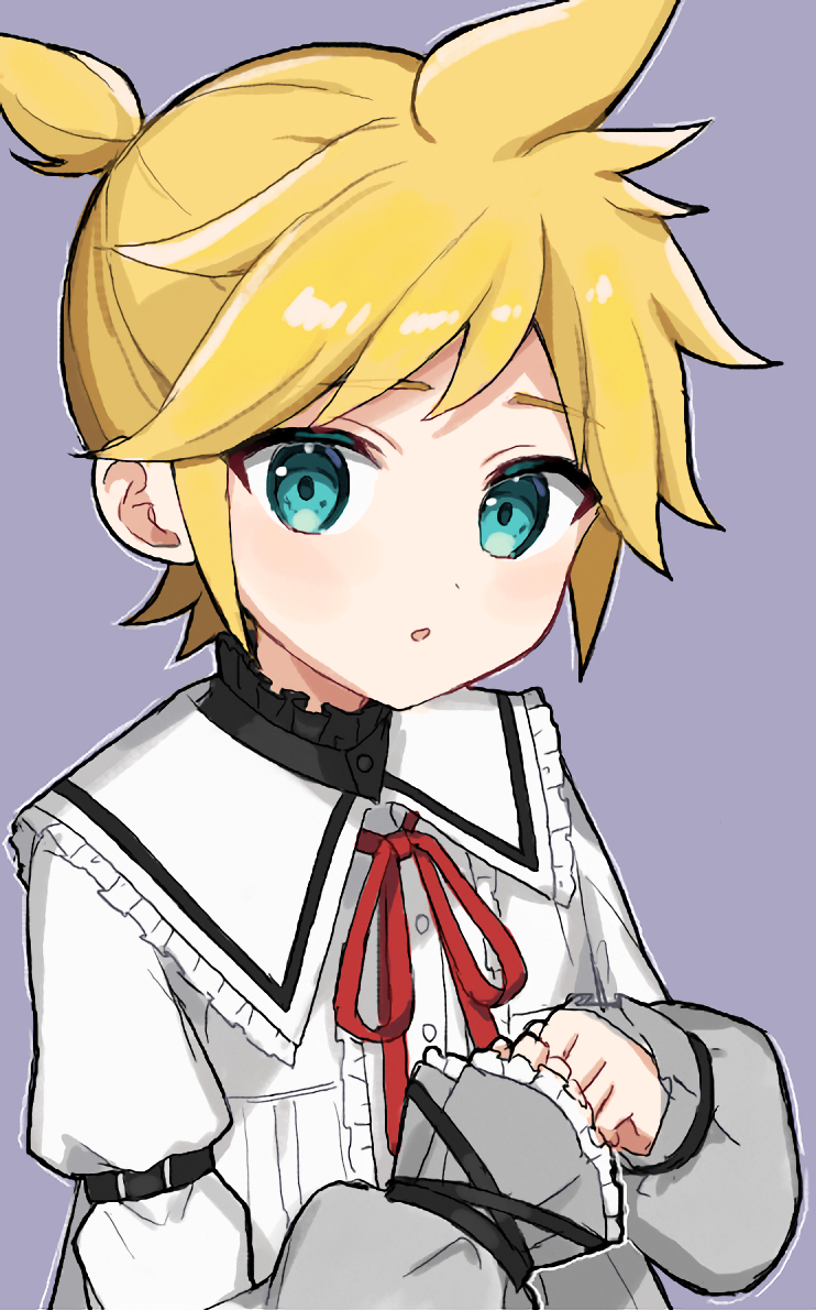 kagamine len and 25-ji len (vocaloid and 1 more) drawn by akikan_sabako