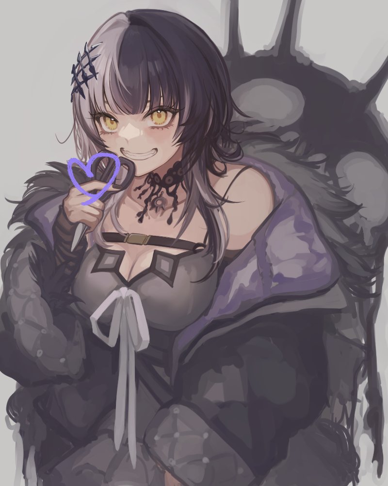 shiori novella and yorick (hololive and 1 more) drawn by shou3_2