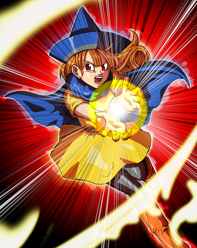 alena (dragon ball and 2 more) drawn by poki_a
