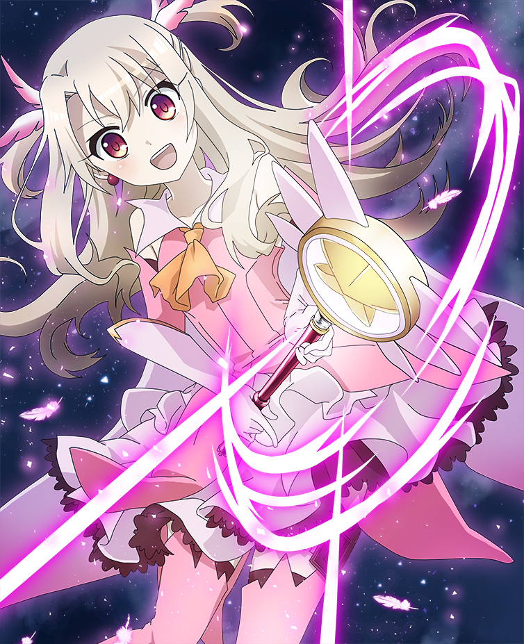illyasviel von einzbern, prisma illya, and magical ruby (fate and 1 more) drawn by akakanen