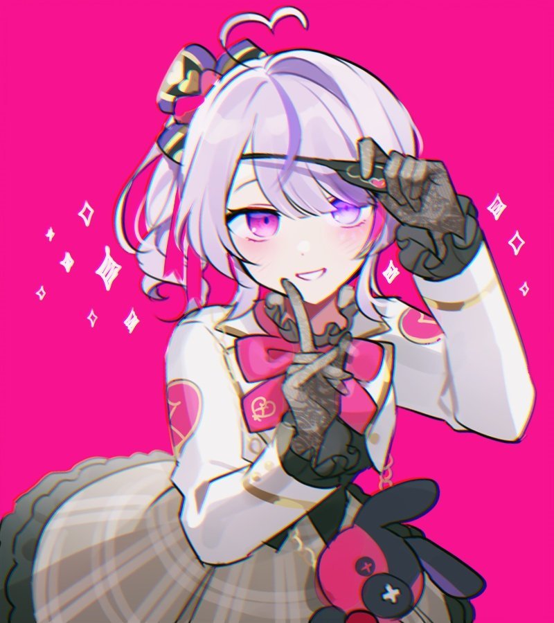maria marionette and sir ventrilo (nijisanji and 1 more) drawn by waka_(wk4444)