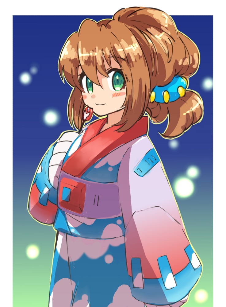 iris (mega man and 1 more) drawn by tobitori