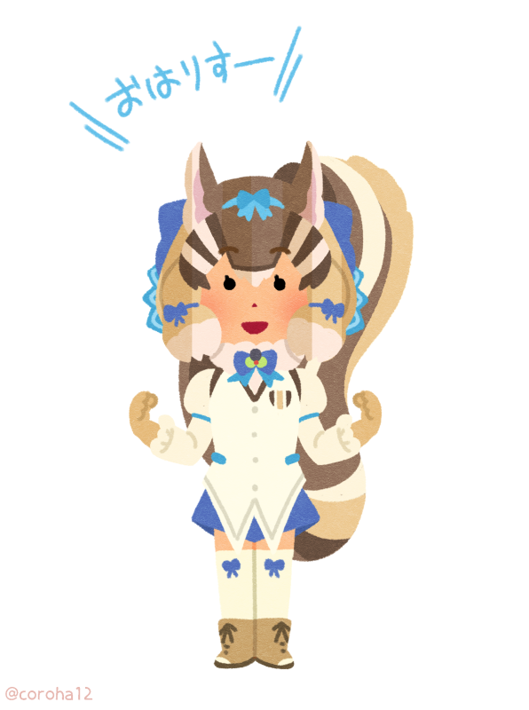 siberian chipmunk (kemono friends and 2 more) drawn by coroha