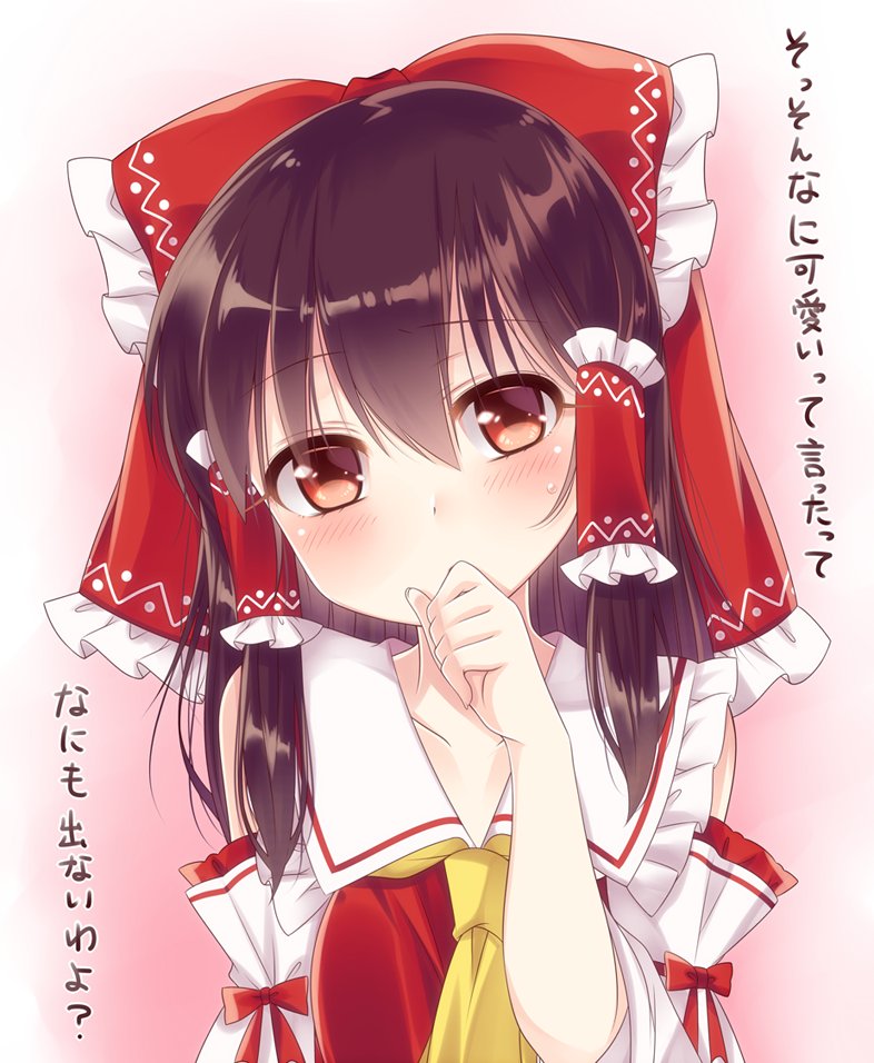 hakurei reimu (touhou) drawn by haruki_(colorful_macaron)